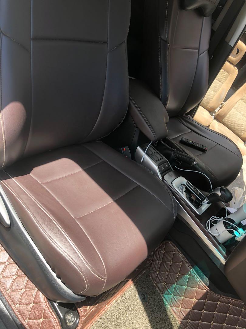 Leather seat cover for TOYOTA FORTUNER Car Parts Accessories Upholstery Seatcovers and Other Interior Parts and Accessories on Carousell