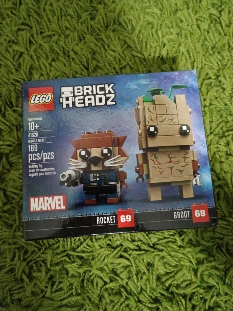 Lego brickheadz online rocket and groot