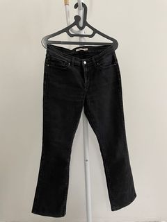 Levis Bootcut Black Jeans, Fesyen 