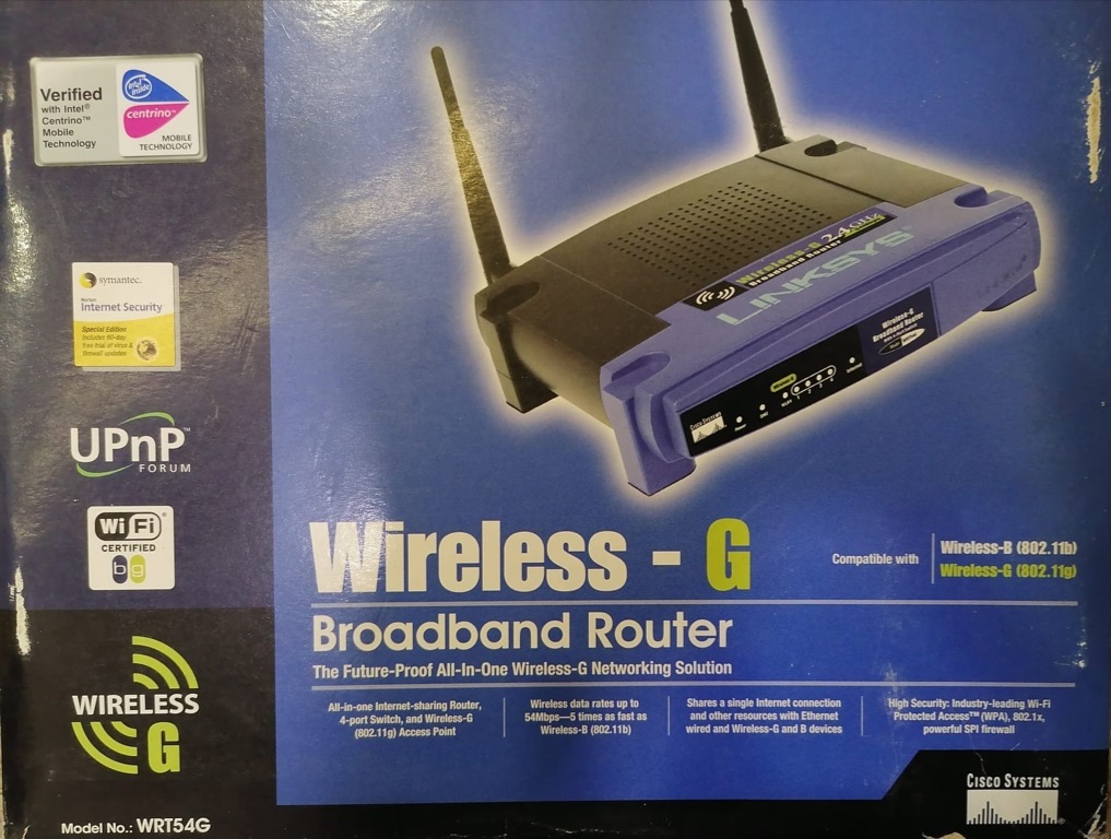 LINKSYS Wireless G Broadband Router, Computers & Tech, Office