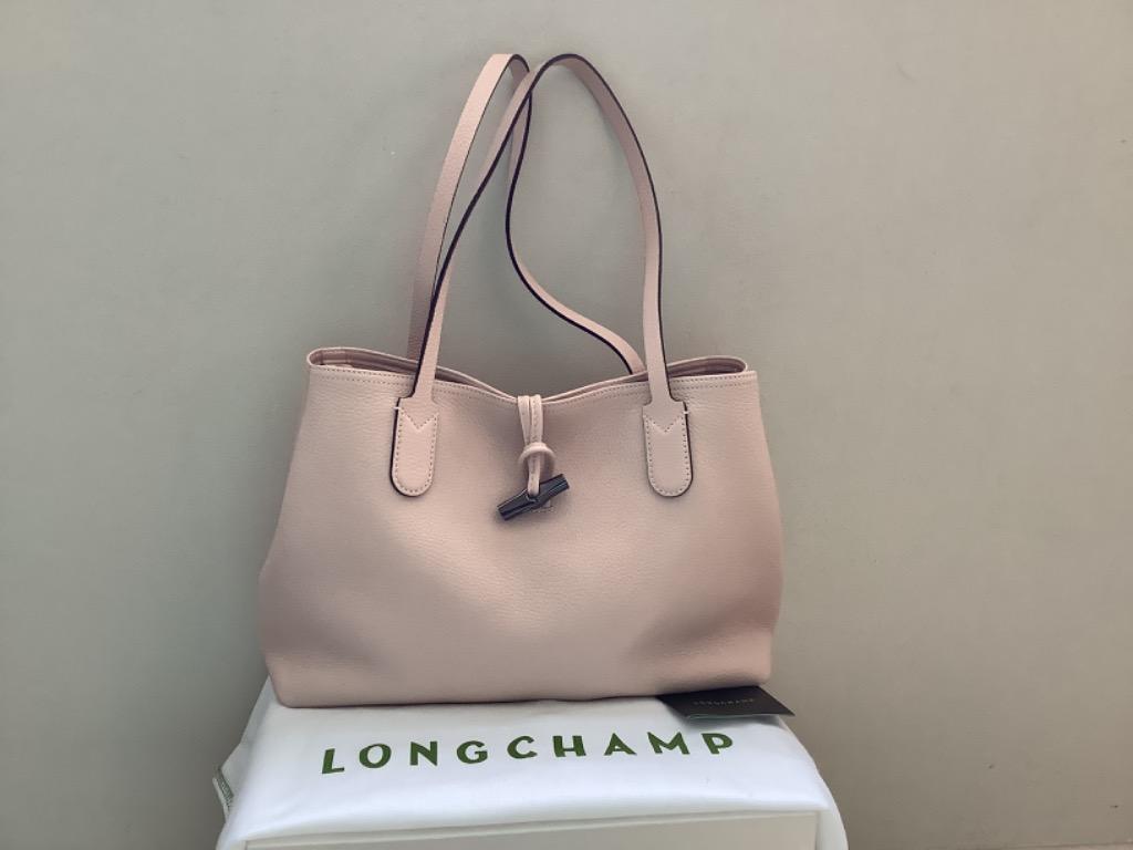 Longchamp Hobo Bag M Roseau Essential In Yellow