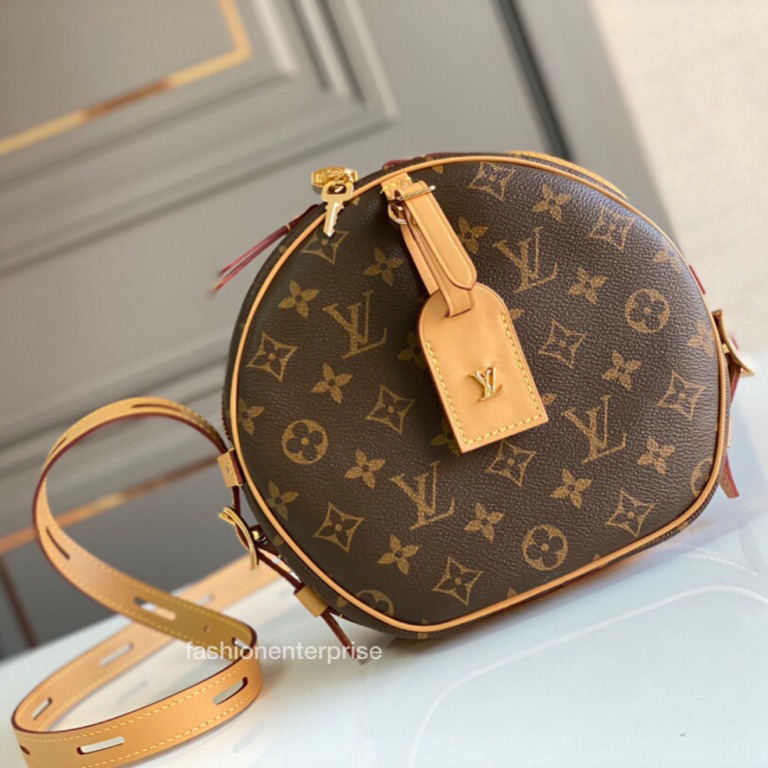 Louis Vuitton - Authenticated Boîte Chapeau Souple Handbag - Cloth Brown Plain for Women, Very Good Condition