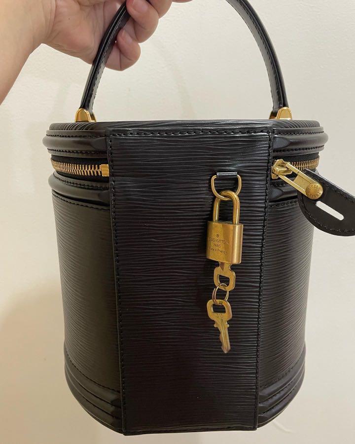 Louis Vuitton Epi Cannes with lock and key, Luxury, Bags & Wallets on