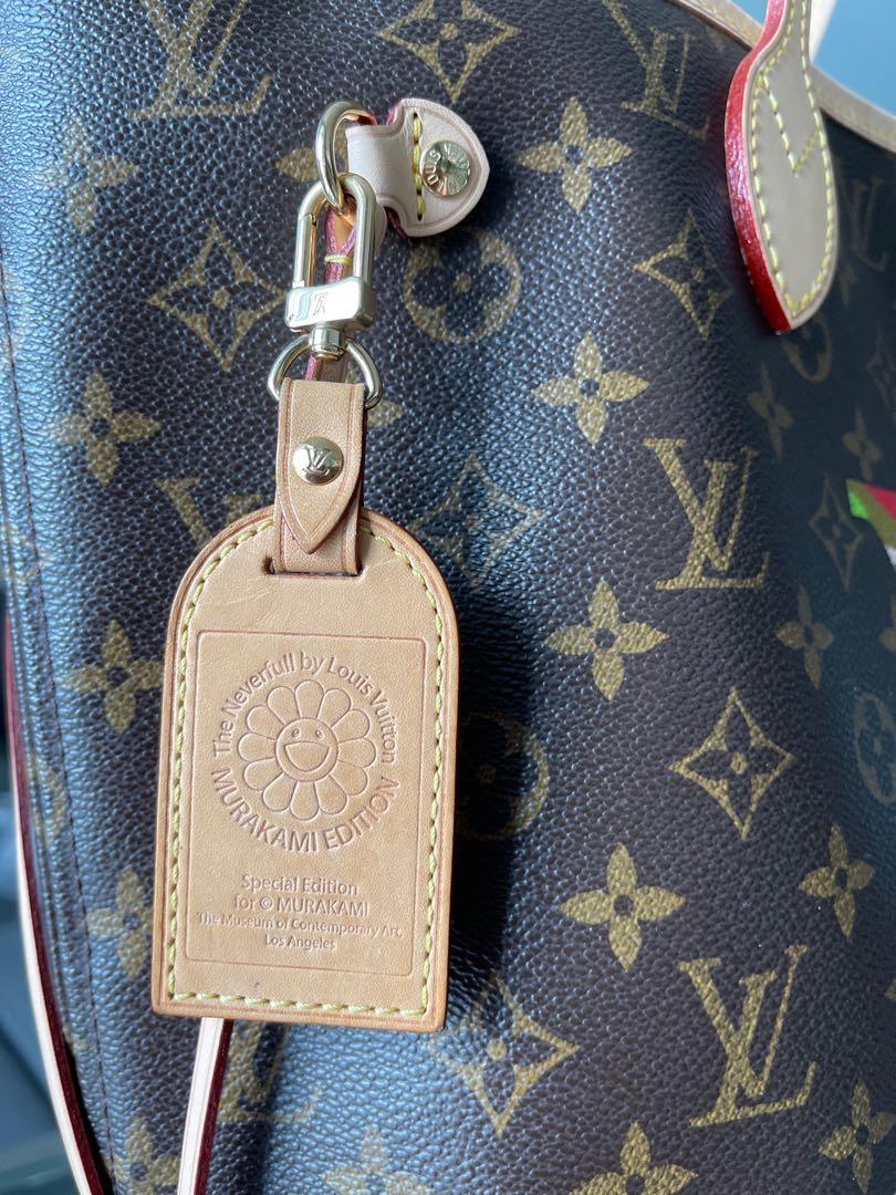 Louis Vuitton LV Monogram Takashi Murakami Hands Moca Neverfull PM Shoulder  Bag