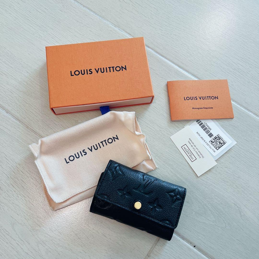 Louis Vuitton Monogram Empreinte 皮革6扣鑰匙包, 名牌, 手袋及銀包- Carousell