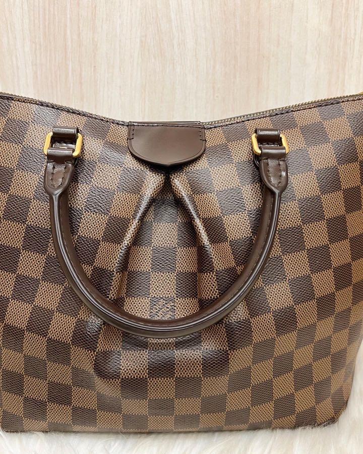 LV Damier Ebene Canvas Siena MM, Luxury, Bags & Wallets on Carousell