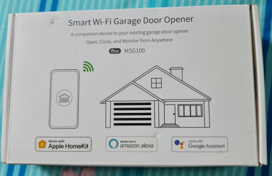 meross: Smart Garage Door Opener Remote/ Apple HomeKit,  Alexa,  Google
