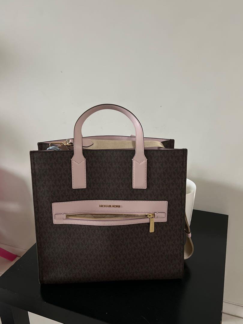Michael Kors Bags | Michael Kors Large Kenly Tote Bag | Color: Brown/Pink | Size: Large | Comein_Clutch's Closet