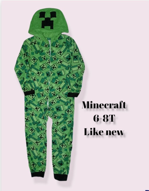 Minecraft Sleepwear Costume, Babies & Kids, Babies & Kids Fashion On 