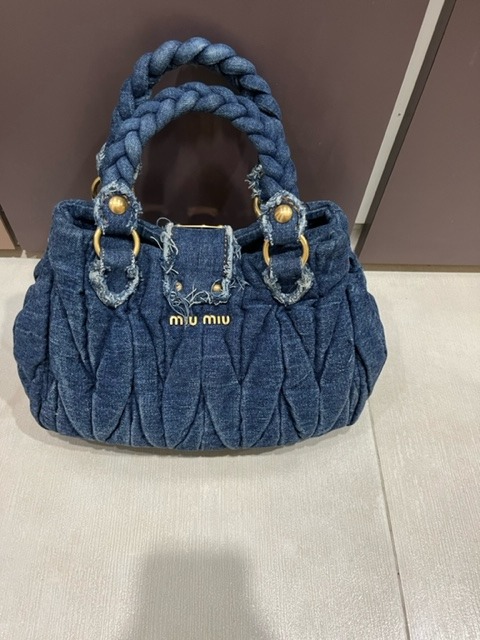 Miu miu denim bag clearance