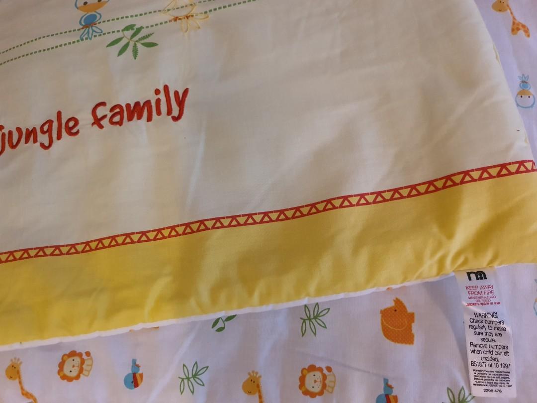 Mothercare Long Cot Bumper, Babies & Kids, Baby Nursery & Kids