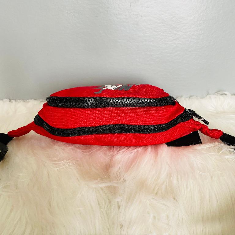 Nike Jordan Jumpman Red Nylon Crossbody Belt Bag, Men's Fashion, Bags