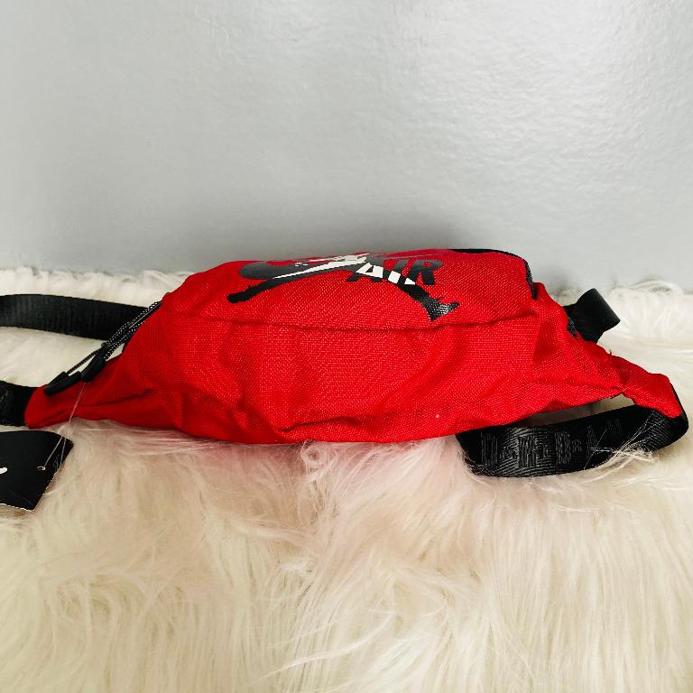 Nike Jordan Jumpman Red Nylon Crossbody Belt Bag, Men's Fashion, Bags