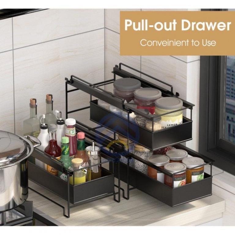 Odoroko Stackable Drawer Rack Pull Out Storage Drawer Stackable Design