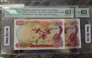 Orchid Series GKS  $10 notes 65EPQ 2 Runs