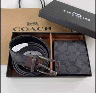 Original Coach wallet & belt