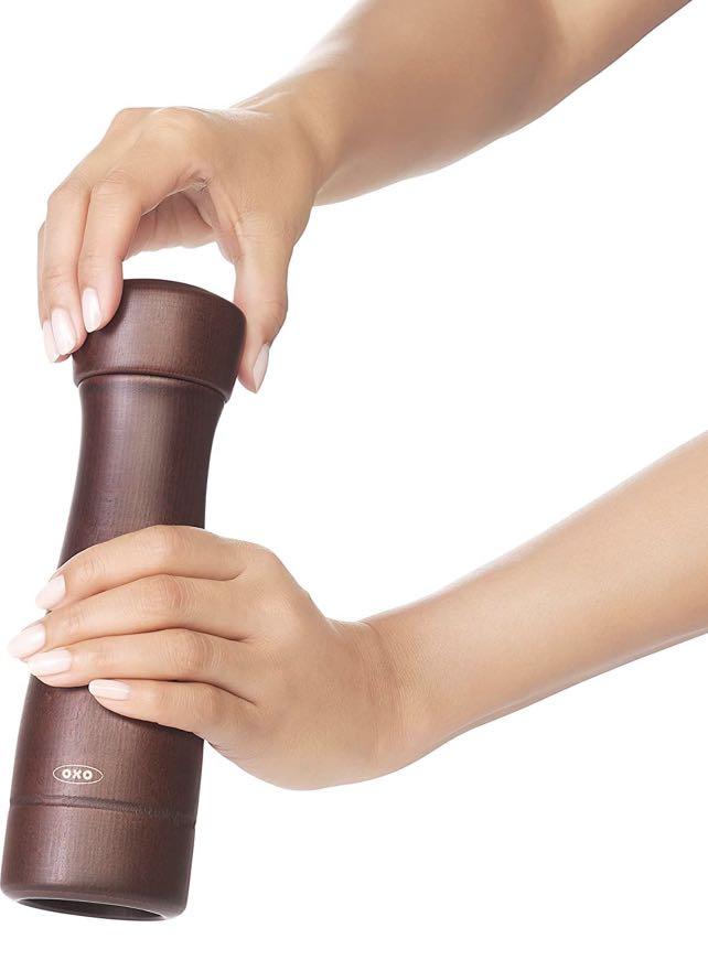 OXO Good Grips Classic Wood Salt & Pepper Mill Set, Furniture & Home