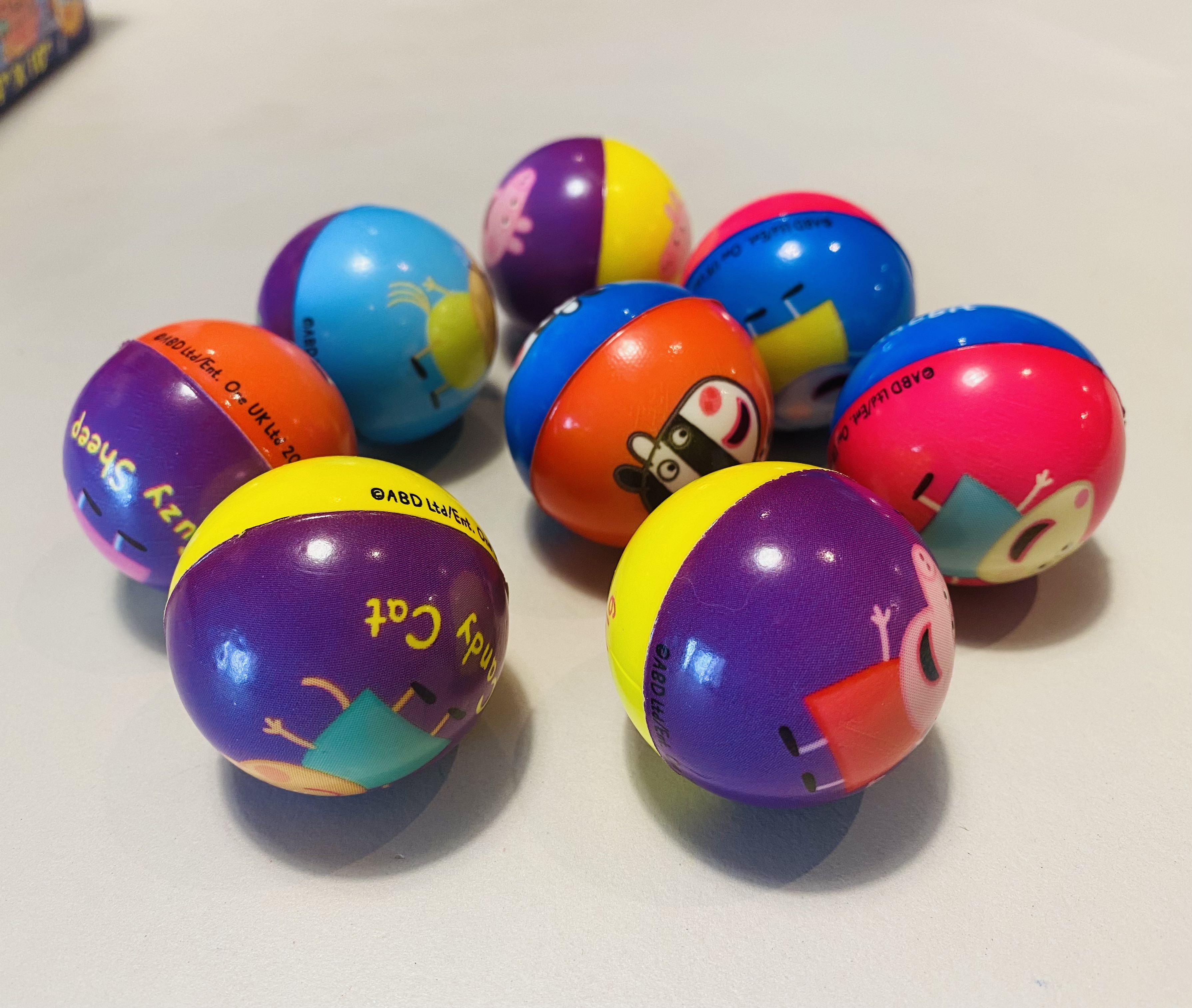 Peppa Pig Ball 細波波 8 Pieces 興趣及遊戲 玩具 遊戲類 Carousell