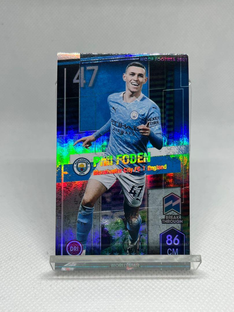 Phil Foden Manchester City Breakthrough Card Panini Wccf Footista 21 興趣及遊戲 收藏品及紀念品 明星周邊 Carousell