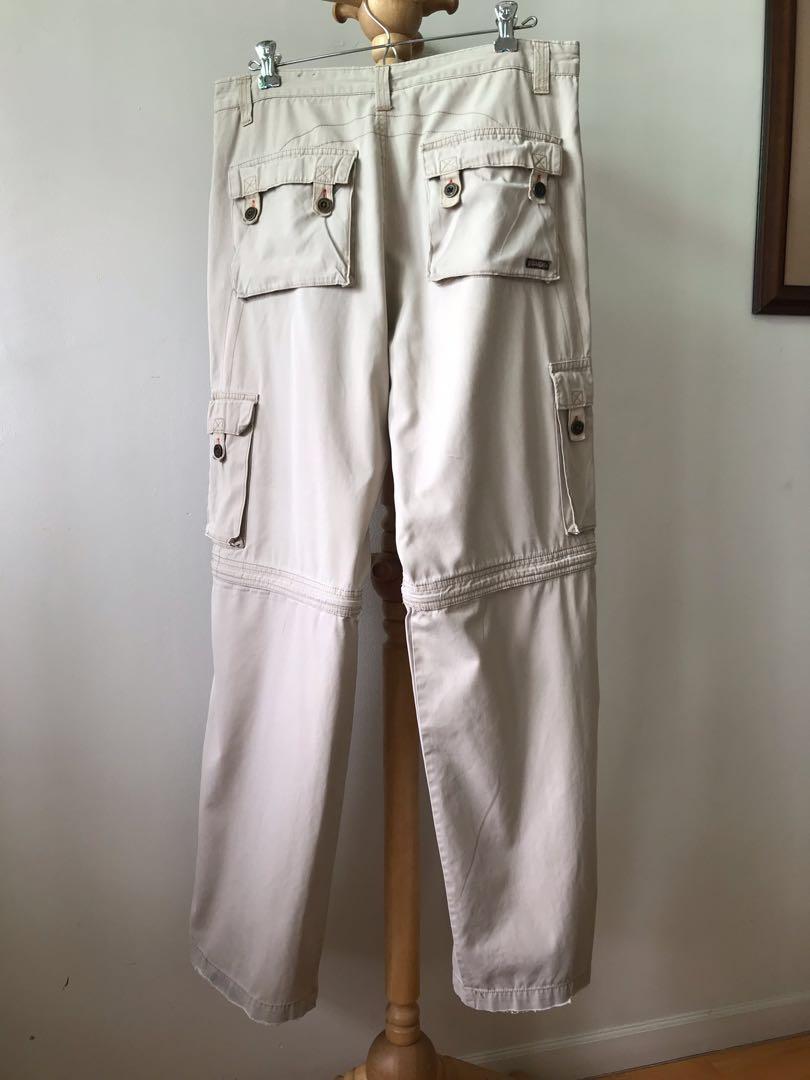 Plugg 8 pocket convertible streetwear cargo pants w33 34