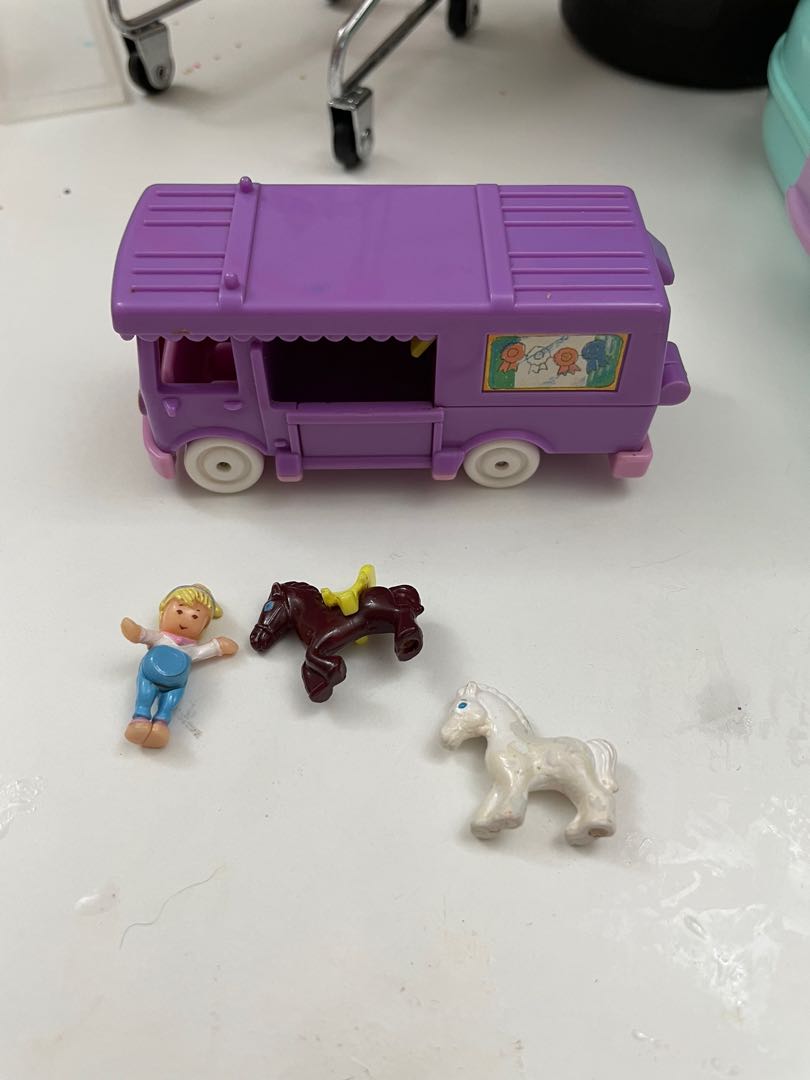 Polly pocket stable shop on the go