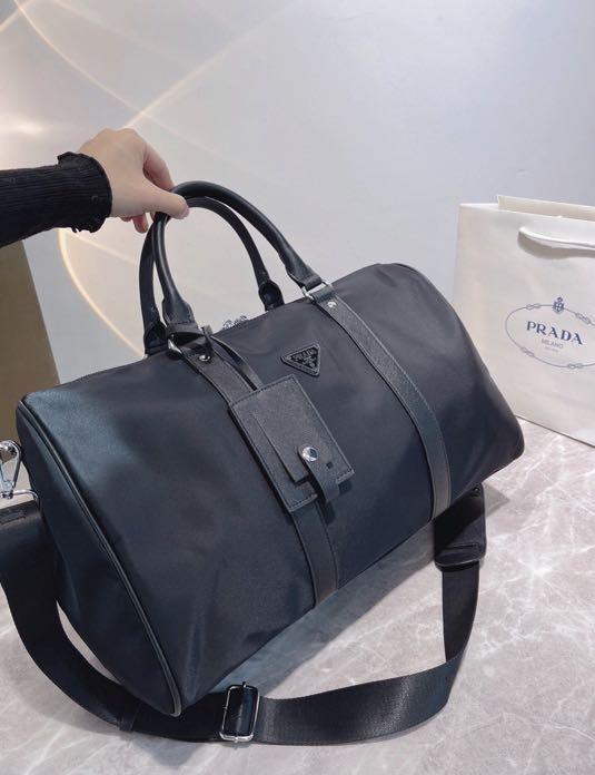 Prada nylon duffle travel/gym bag preorder, Luxury, Bags & Wallets on  Carousell