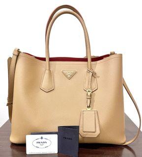 Prada Promenade Vernice Saffiano Leather Medium Satchel Bag, Luxury, Bags &  Wallets on Carousell