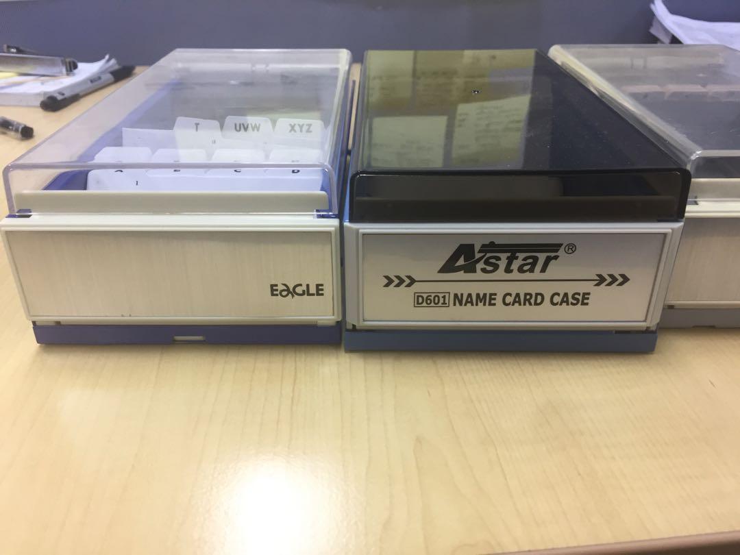 Professional Name Card Case Box Organiser, Hobbies & Toys, Stationery