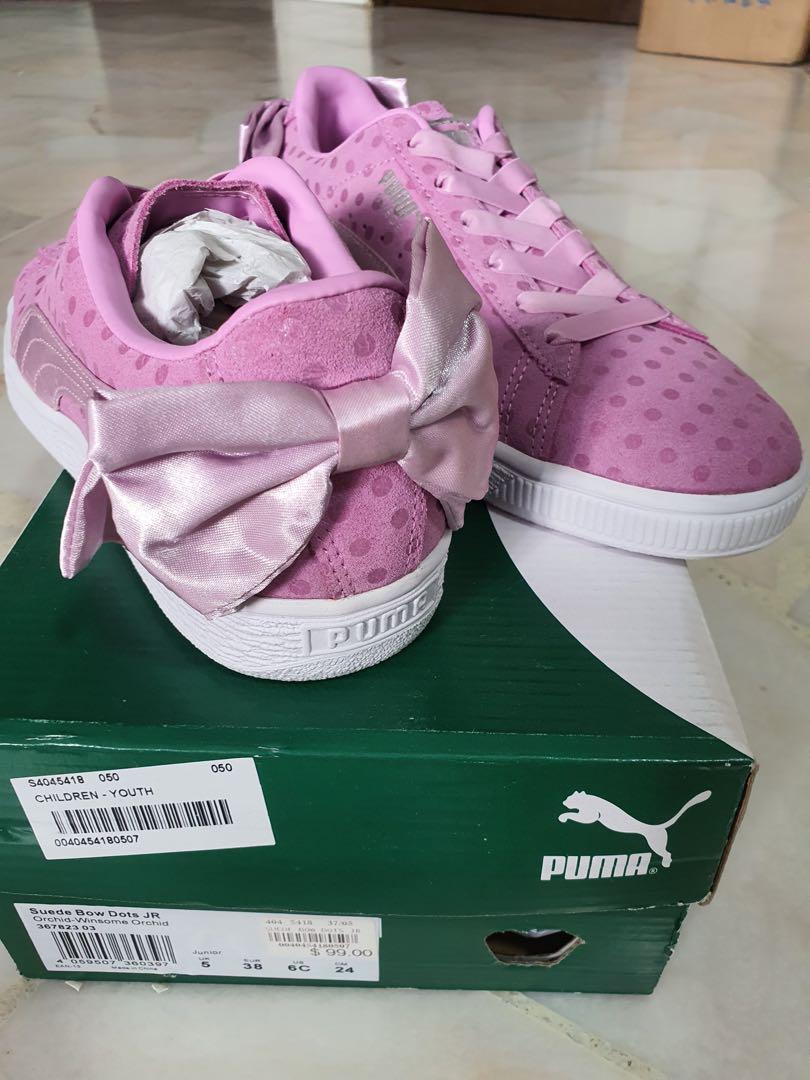 Puma basket sales bow jr