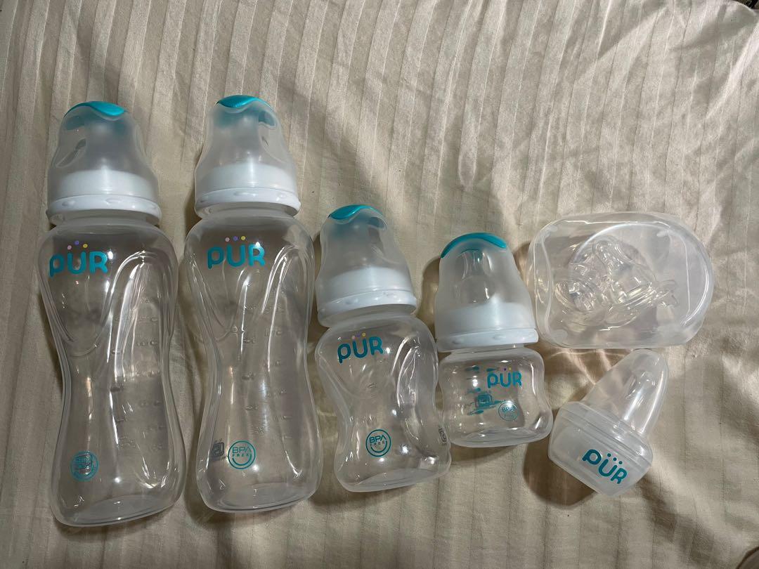 Pur bottles with extra nipples, Babies & Kids, Nursing & Feeding