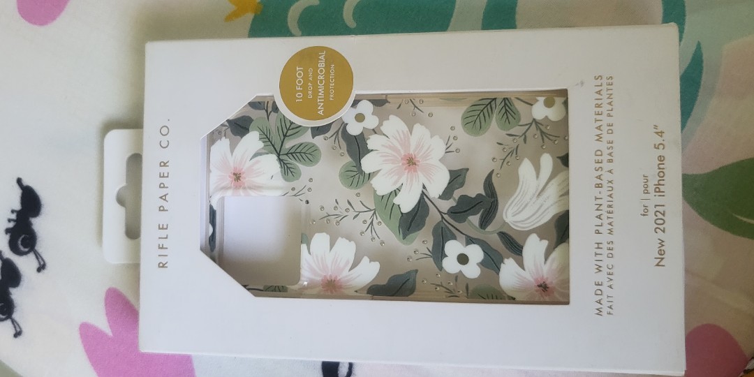 Rifle Paper Iphone 13 mini case, Mobile Phones & Gadgets, Mobile & Gadget Accessories, Cases