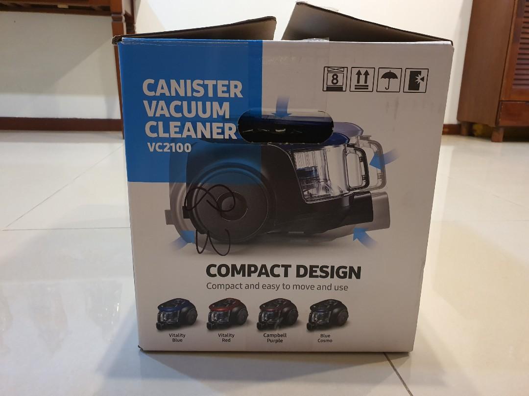 Samsung VC2100 Cyclone Canister Vacuum Cleaner 1800W, TV & Home ...