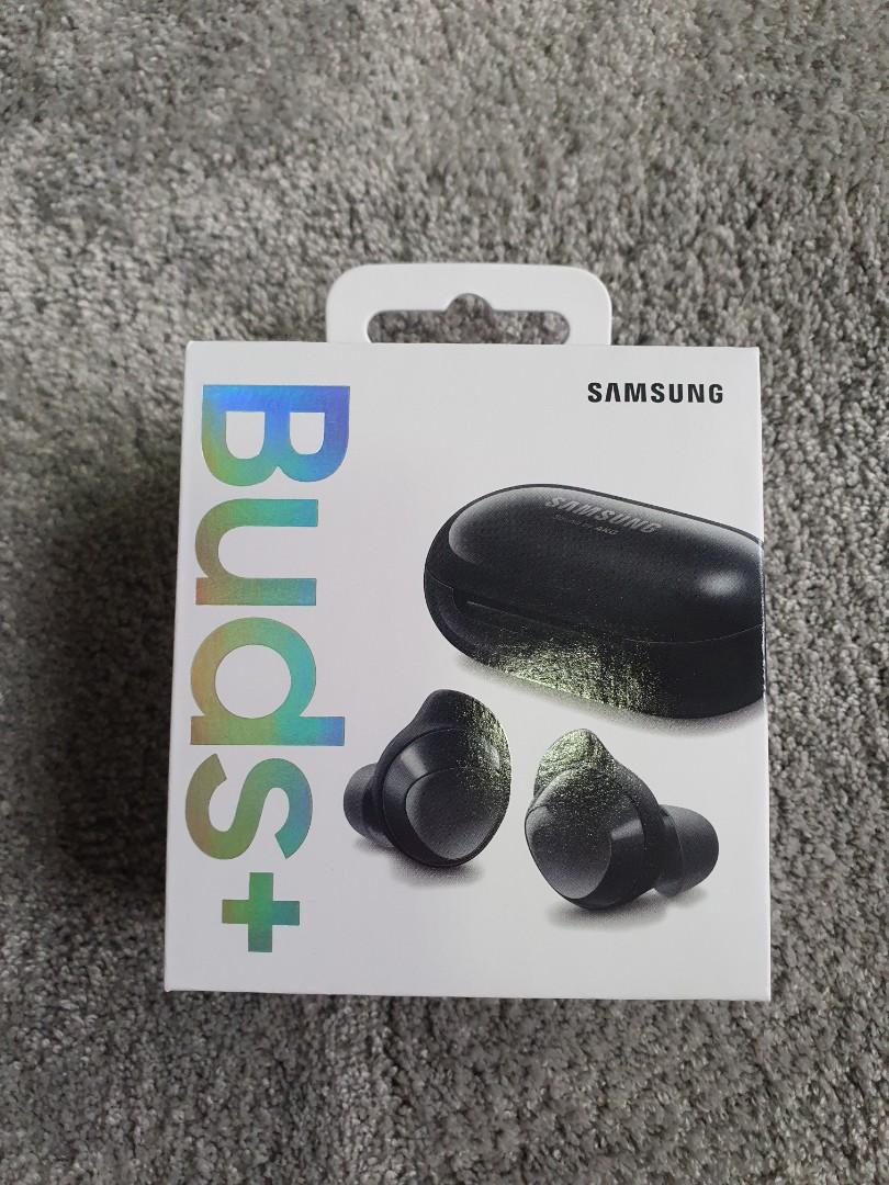Sealed Samsung Galaxy Buds plus Black Audio Earphones on