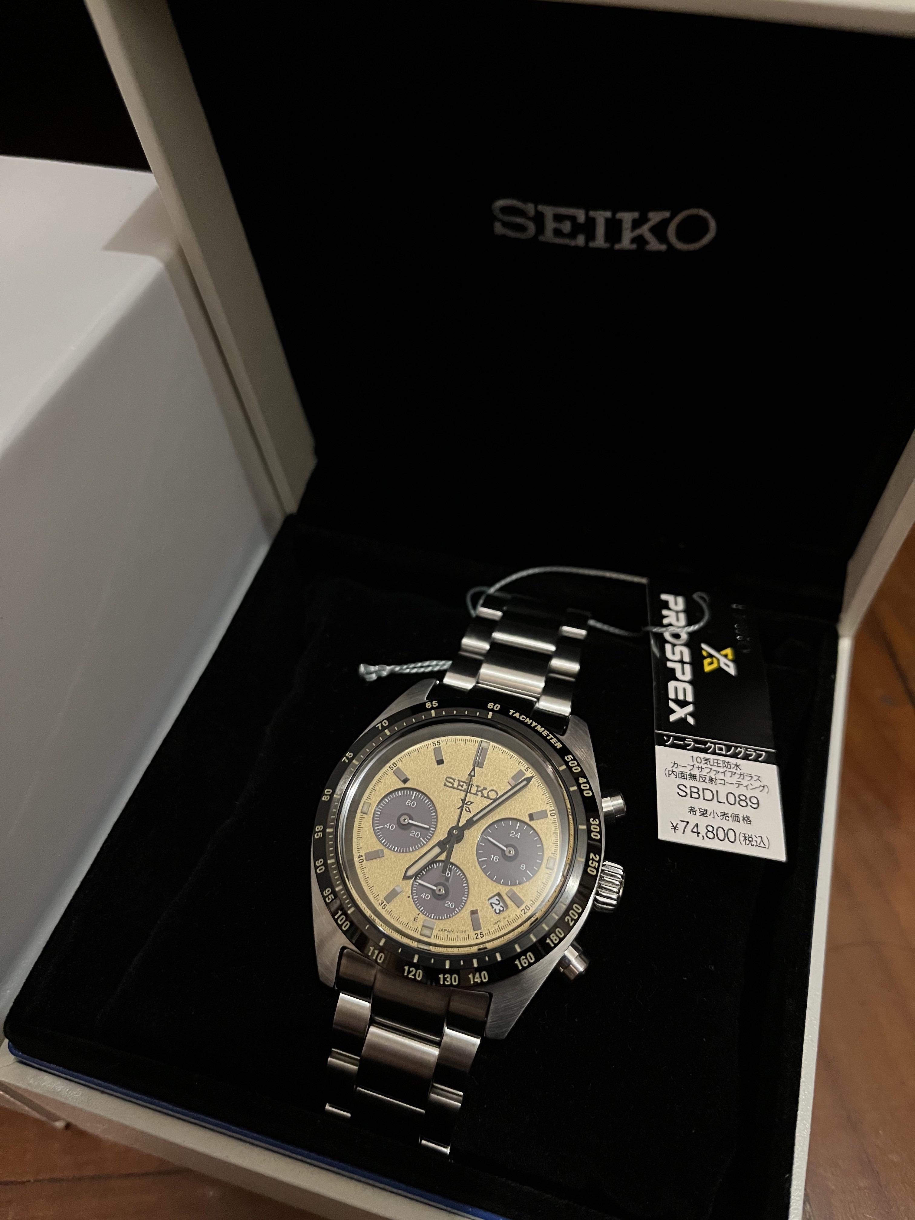 Seiko Chronograph PROSPEX SBDL089 Speedtimer, 名牌, 手錶- Carousell