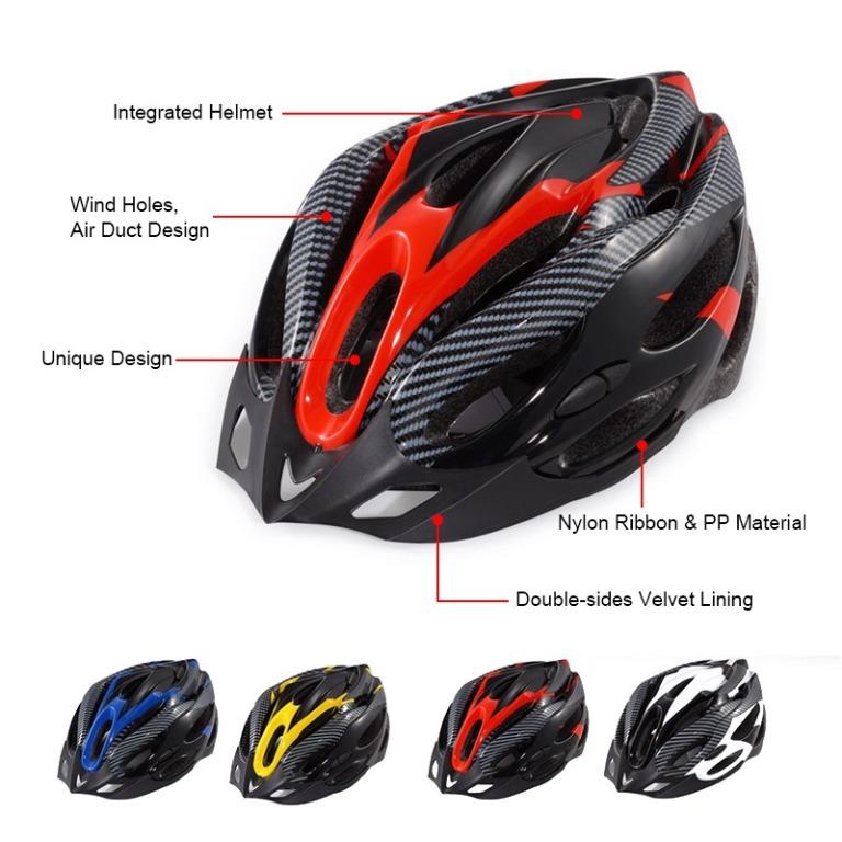 [SG stock]Bicycle kyt helmet Cycling Helmet Ultralight EPS+PVC MTB hat