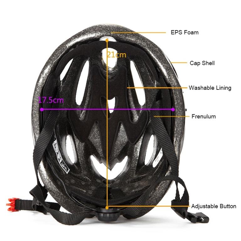 [SG stock]Bicycle kyt helmet Cycling Helmet Ultralight EPS+PVC MTB hat