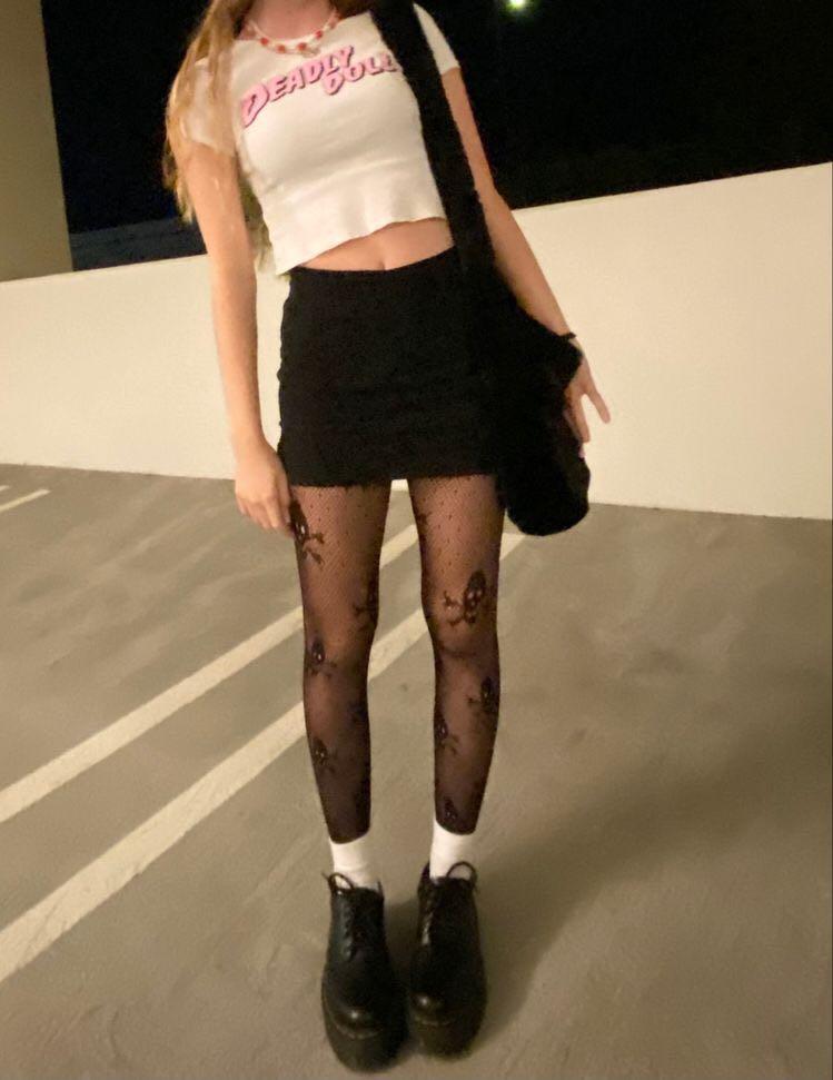 Skull/Skeleton stockings/tights, Fesyen 