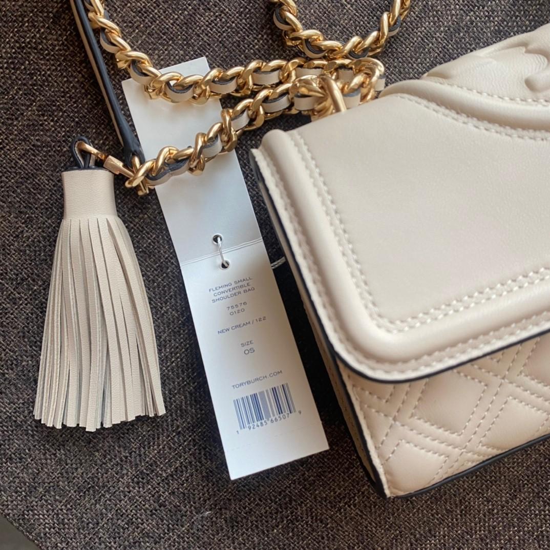 Small|Tory Burch Fleming Convertible Shoulder Bag Cream White, Women's  Fashion, Bags & Wallets, Shoulder Bags on Carousell