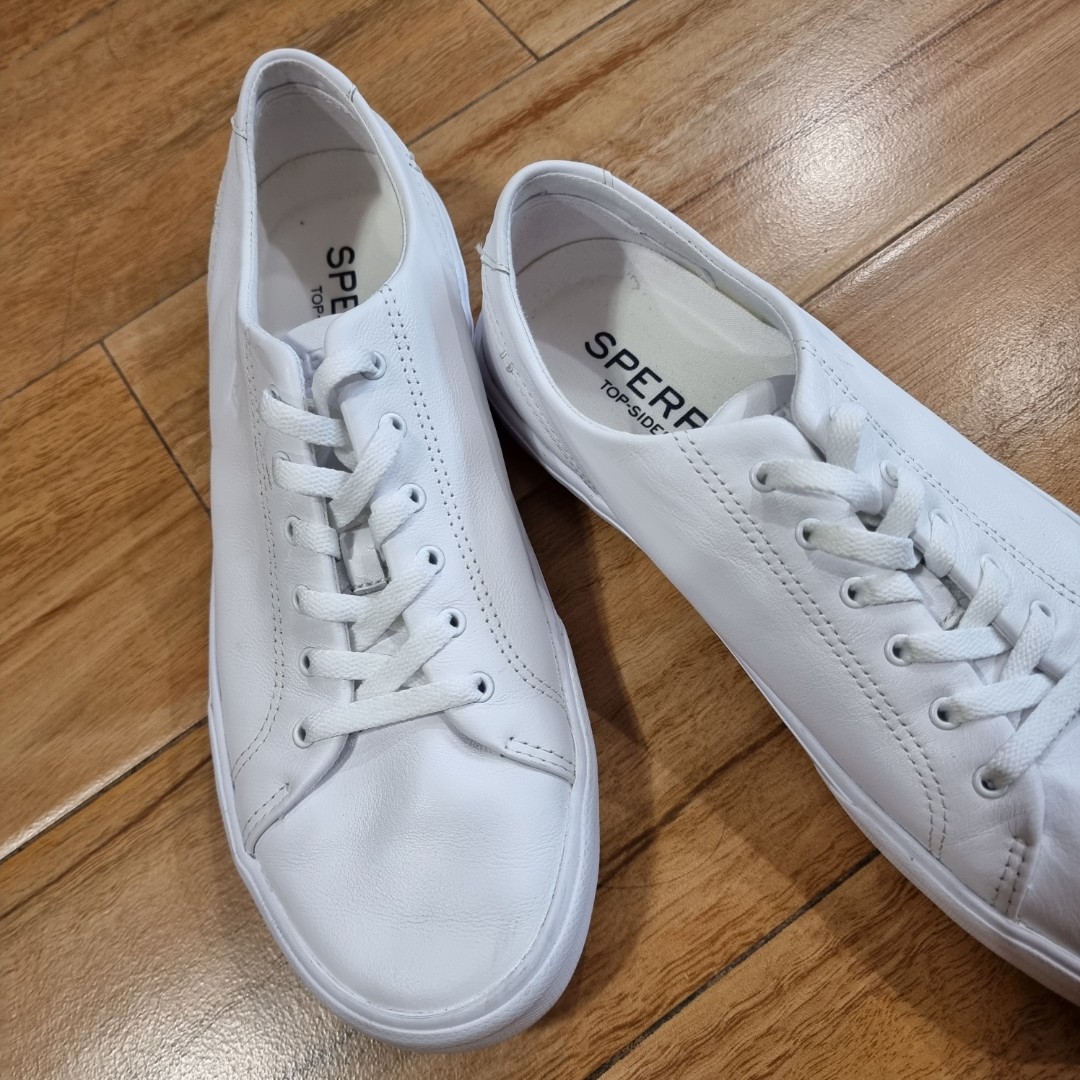Sperry leather sneakers deals
