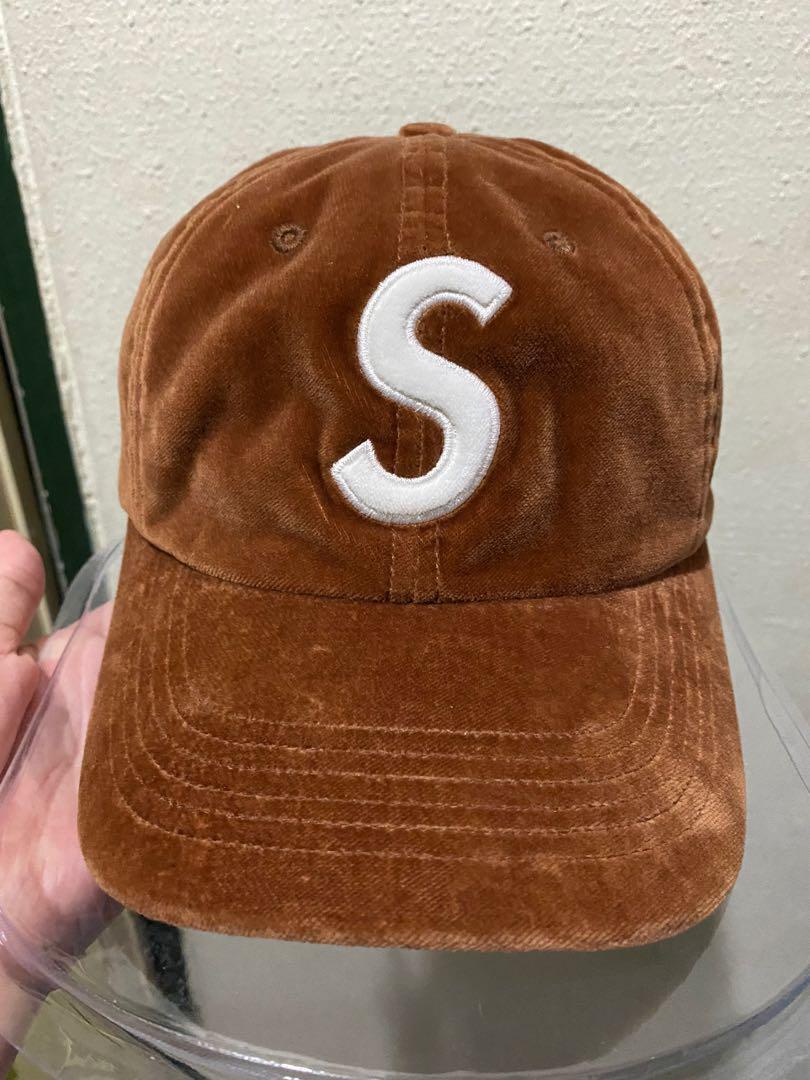 Supreme S Logo 6-Panel Cap - Brown