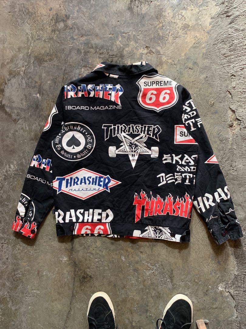 Supreme x thrasher work jacket best sale
