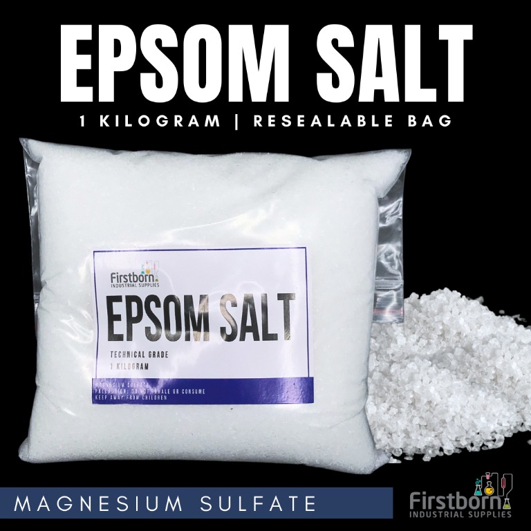 The Lab Epsom Salt 1kg Bath salt Relaxing Sleep Gardening Aquarium Fish Foot Spa, Beauty