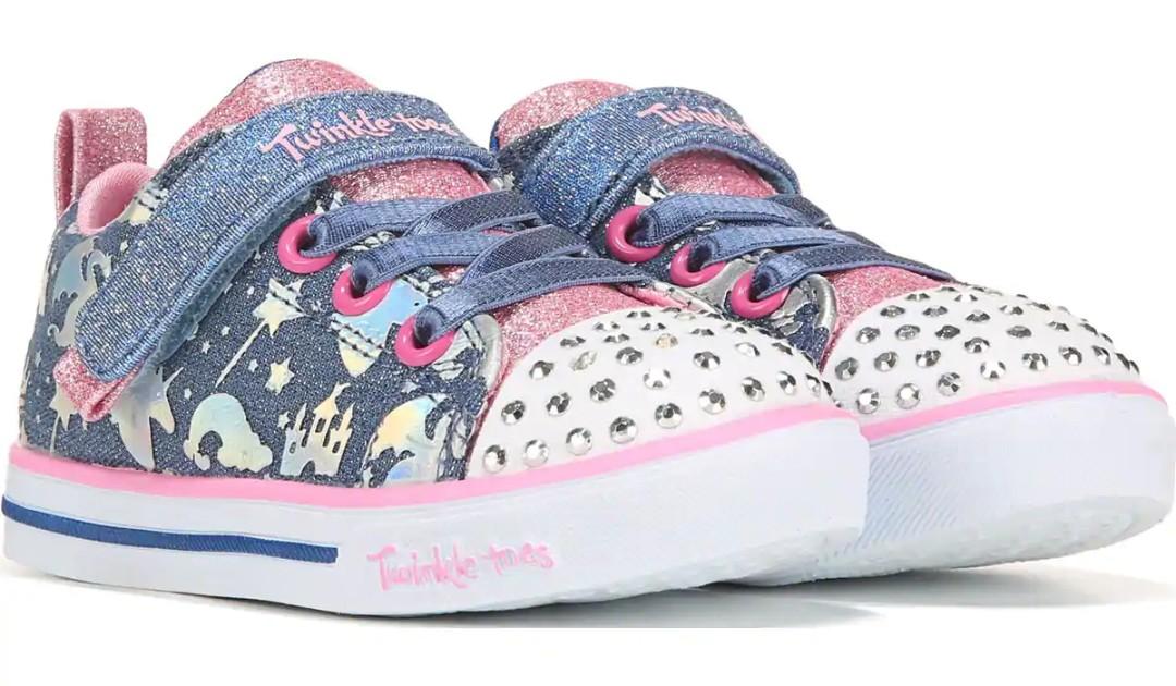 Children's skechers twinkle discount toes