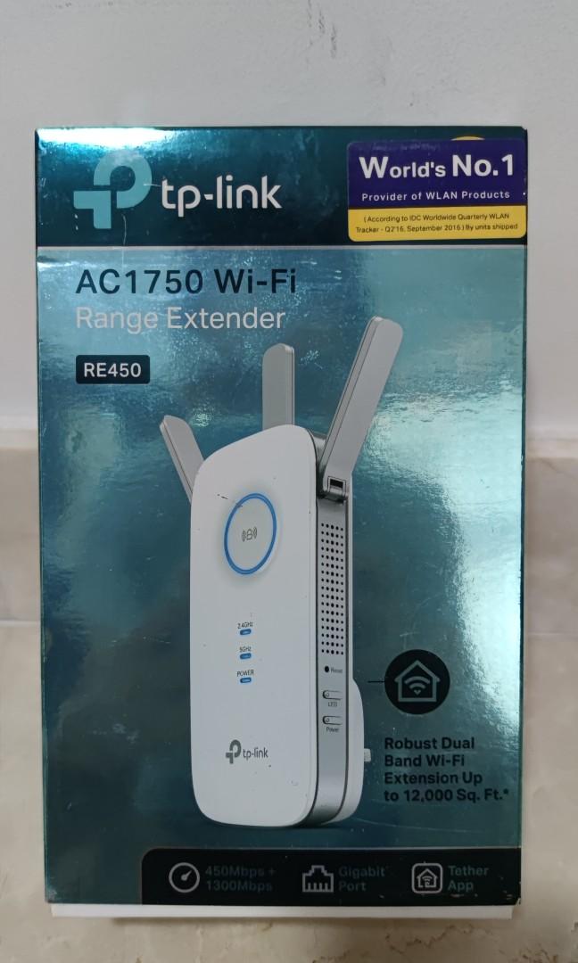 TPLink AC1750 WiFi Range Extender, Computers & Tech, Parts