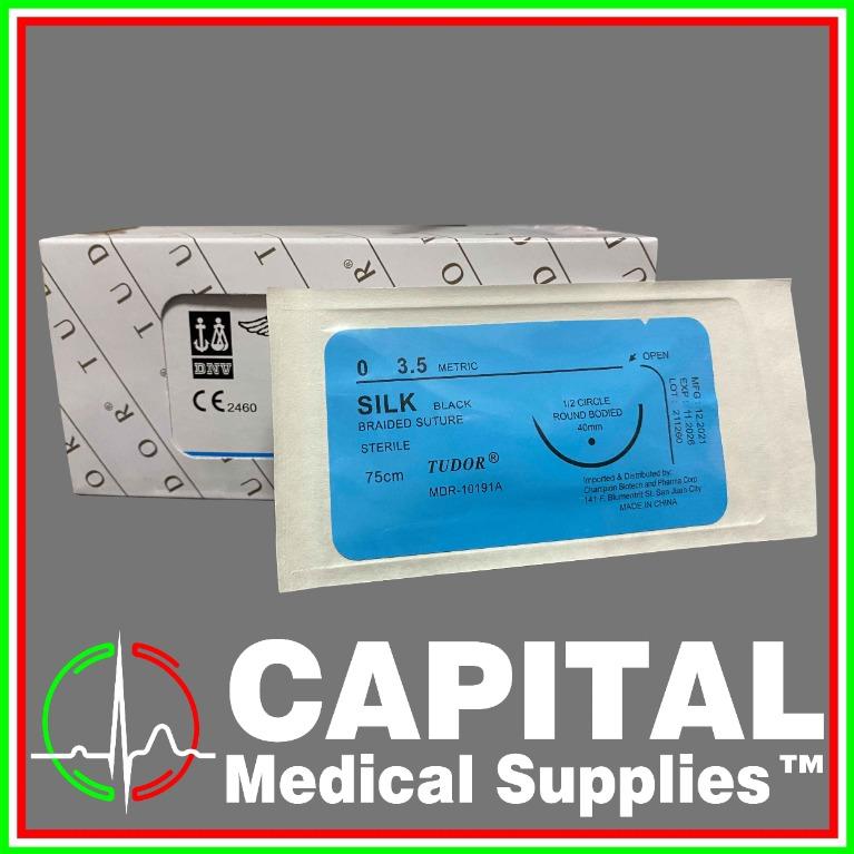 Tudor Suture Silk Round 0 1box (Category: Medical Supplies & Tools) located in Quezon City. Submitted by capitalmedicalsupplies (Listing ID 1146066476, Image 1). Description: .