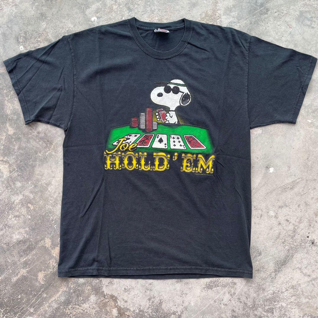snoopy playing poker t shirt