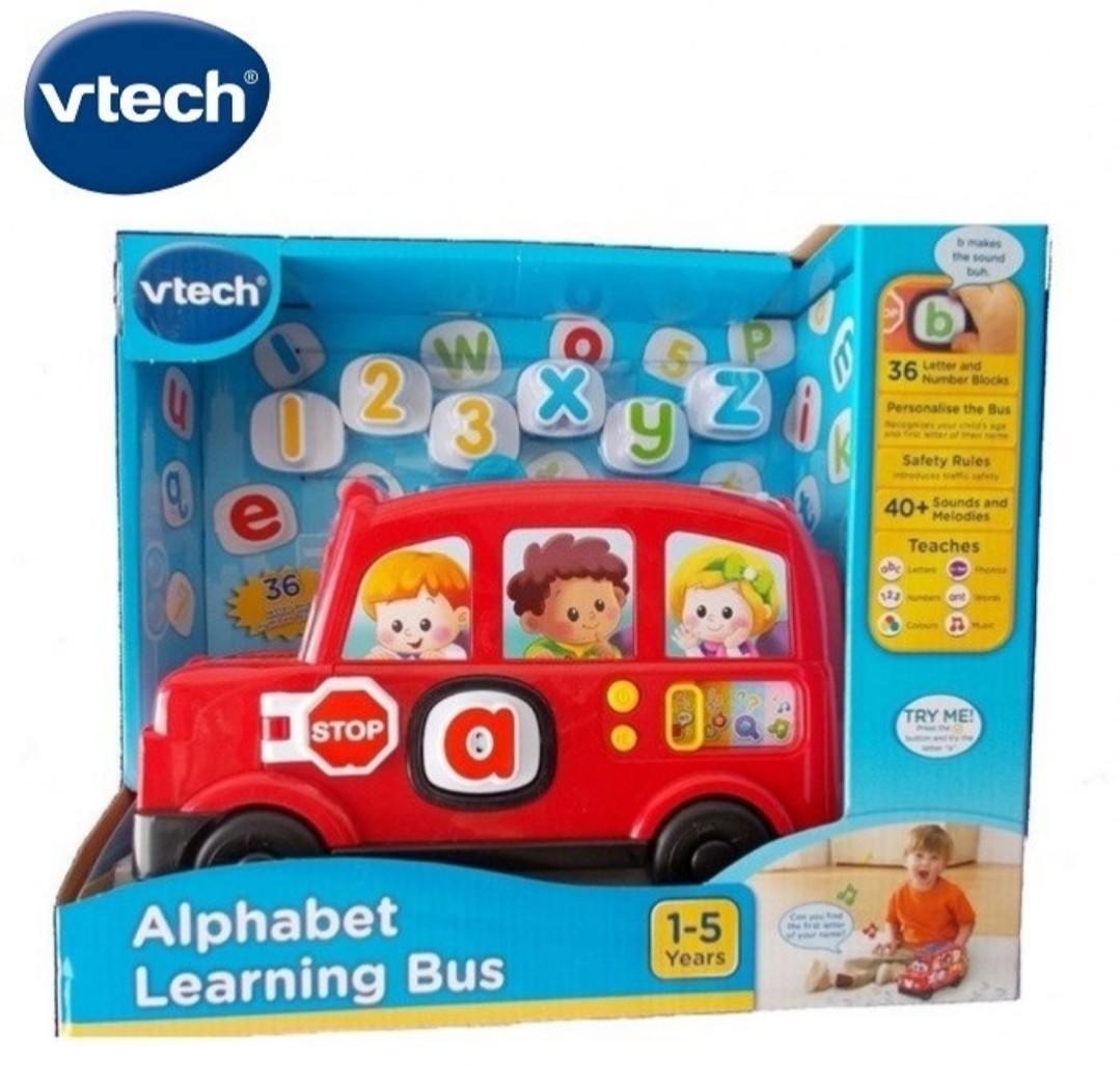 Vtech alphabet learning bus (15 yrs), Hobbies & Toys, Toys & Games on