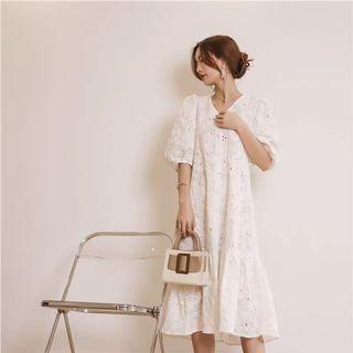 White Eyelet Dress