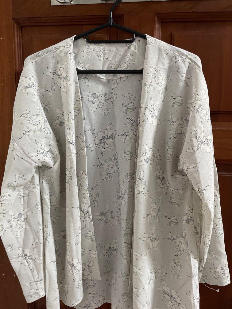 White floral cheap cardigan