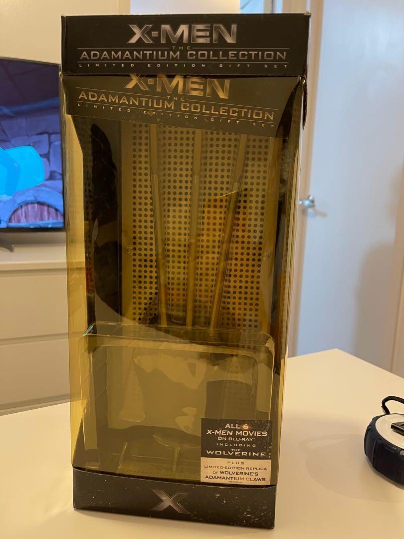 X-Men Wolverine Adamantium Collection Bluray (Category: CDs & DVDs) located in Manila. Submitted by mudkipz9999 (Listing ID 1146079114, Image 1). Description: Rare X-Men limited edition bluray set. Contains six movies: X-Men, X2, X-Men: The Last Stand, X-Men Origins: Wolverine, X-Men: First Class, The Wolverine plus bonus Legacy X disc. Wolverine’s claw replica is in excellent condition, no visible flaking on the glove. The claw has never been ta